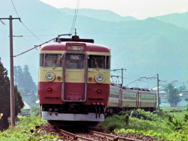 鉄道のページ ・ ４５５系交直流形急行電車